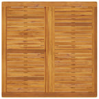 Garden Dining Table 110x110x75 cm Solid Wood Acacia