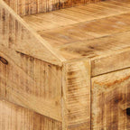 Bedside Cabinet Brown 40 x 30 x 30 cm Solid Mango Wood
