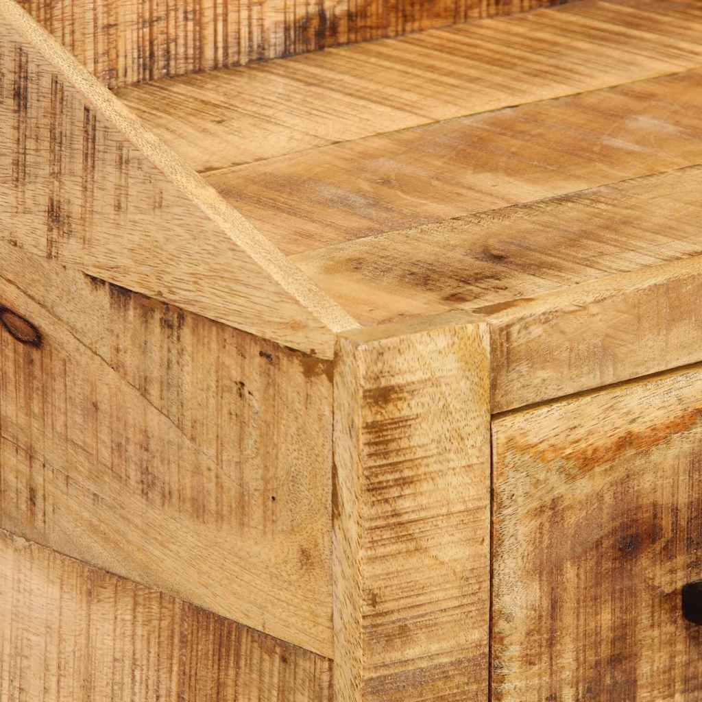 Bedside Cabinet Brown 40 x 30 x 30 cm Solid Mango Wood