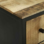 Sideboard with Drawer 70 x 35 x 70 cm Solid Mango wood