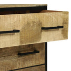 Sideboard with Drawer 70 x 35 x 70 cm Solid Mango wood