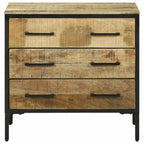Sideboard with Drawer 70 x 35 x 70 cm Solid Mango wood