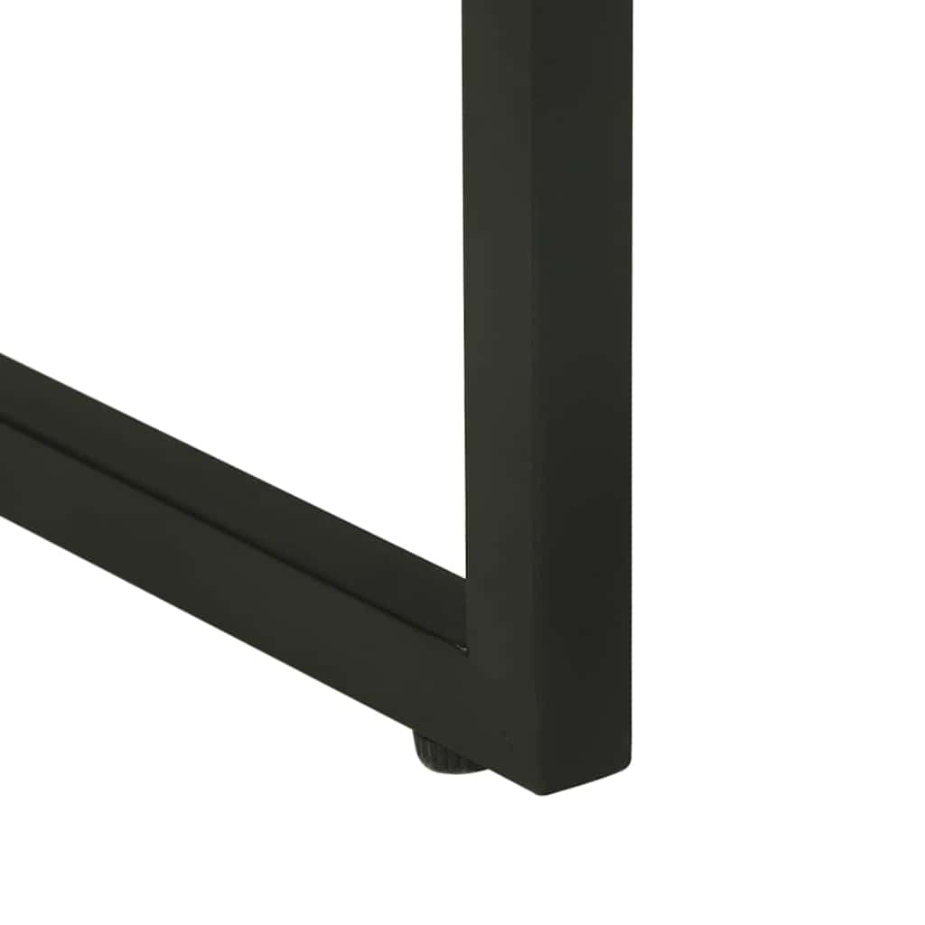 Bedside Table Brown 40 x 35 x 50 cm Solid Acacia Wood and Metal