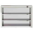 Kitchen Wall Cabinet with Shelves Stainless Steel