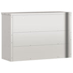 Kitchen Wall Cabinet with Shelves Stainless Steel