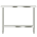 Kitchen Work Table 110x30x85 cm Stainless Steel