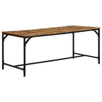 Dining Table 180x90x75 cm Solid Wood Rough Mango