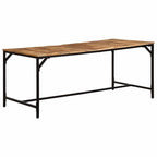 Dining Table 180x90x75 cm Solid Wood Rough Mango