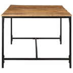 Dining Table 200x100x75 cm Solid Wood Rough Mango