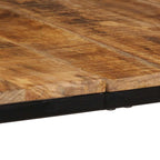 Dining Table 200x100x75 cm Solid Wood Rough Mango