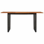 Dining Table 160x80x75 cm Solid Wood Acacia