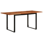 Dining Table 160x80x75 cm Solid Wood Acacia