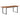 Dining Table 200x100x75 cm Solid Wood Acacia