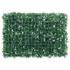 Artificial Shrub Leaf Fence 6 pcs Green 40x60 cm