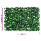 Artificial Shrub Leaf Fence 6 pcs Green 40x60 cm