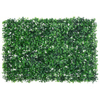 Artificial Shrub Leaf Fence 24 pcs Green 40x60 cm