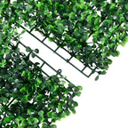 Artificial Shrub Leaf Fence 24 pcs Green 40x60 cm