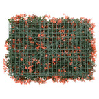 Artificial Maple Leaf Fence 24 pcs Light Red 40x60 cm