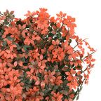 Artificial Maple Leaf Fence 24 pcs Light Red 40x60 cm