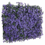 Artificial Leaf Fence 24 pcs Purple 40x60 cm