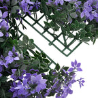 Artificial Leaf Fence 24 pcs Purple 40x60 cm