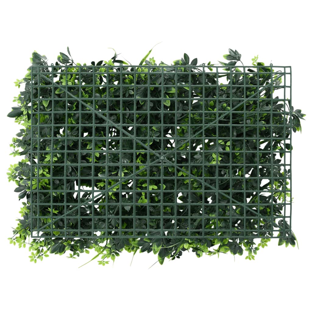 Artificial Leaf Fence 6 pcs Green 40x60 cm