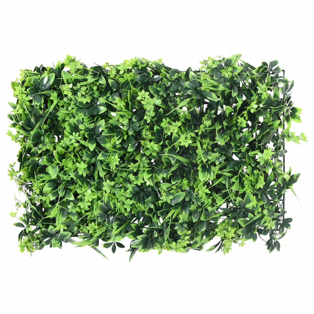 Artificial Leaf Fence 24 pcs Green 40x60 cm