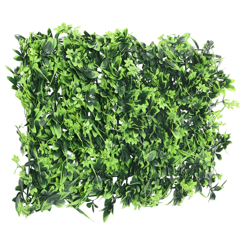 Artificial Leaf Fence 24 pcs Green 40x60 cm