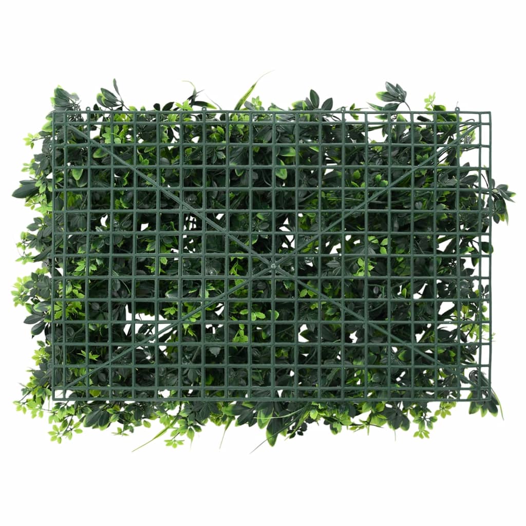 Artificial Leaf Fence 24 pcs Green 40x60 cm