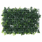 Artificial Leaf Fence 24 pcs Green 40x60 cm