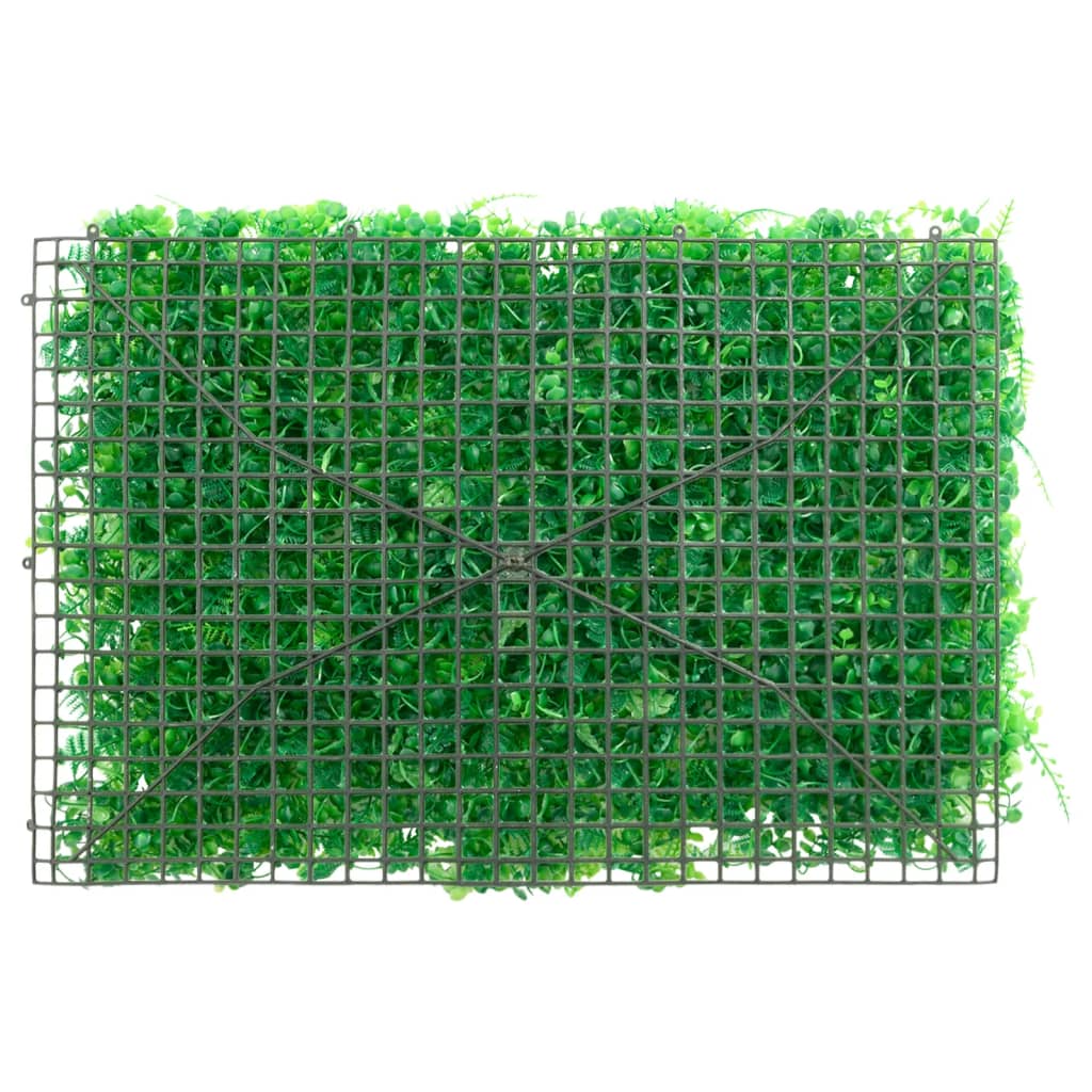 Artificial Fern Leaf Fence 24 pcs Green 40x60 cm