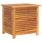 Garden Storage Box with Louver 60x50x56 cm Solid Wood Acacia