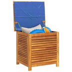 Garden Storage Box with Louver 60x50x56 cm Solid Wood Acacia