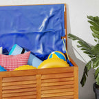 Garden Storage Box with Louver 113x50x56 cm Solid Wood Acacia