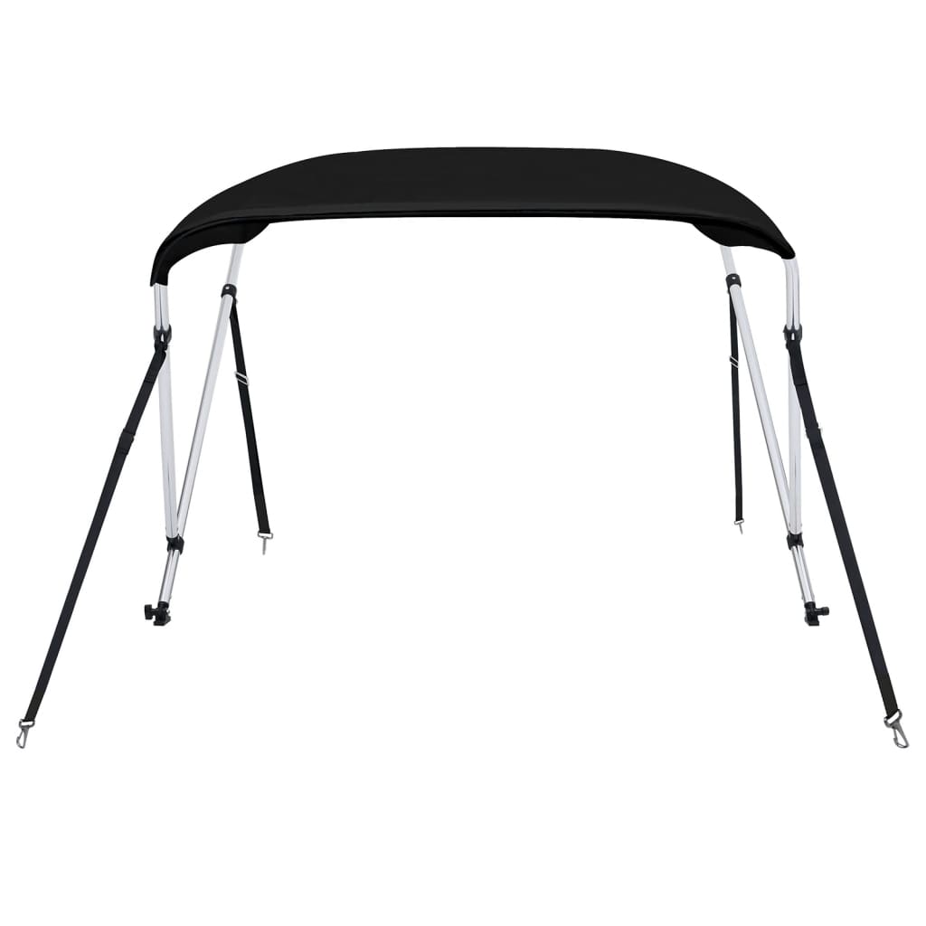 2-bow Bimini Top Black 180x150x110 cm