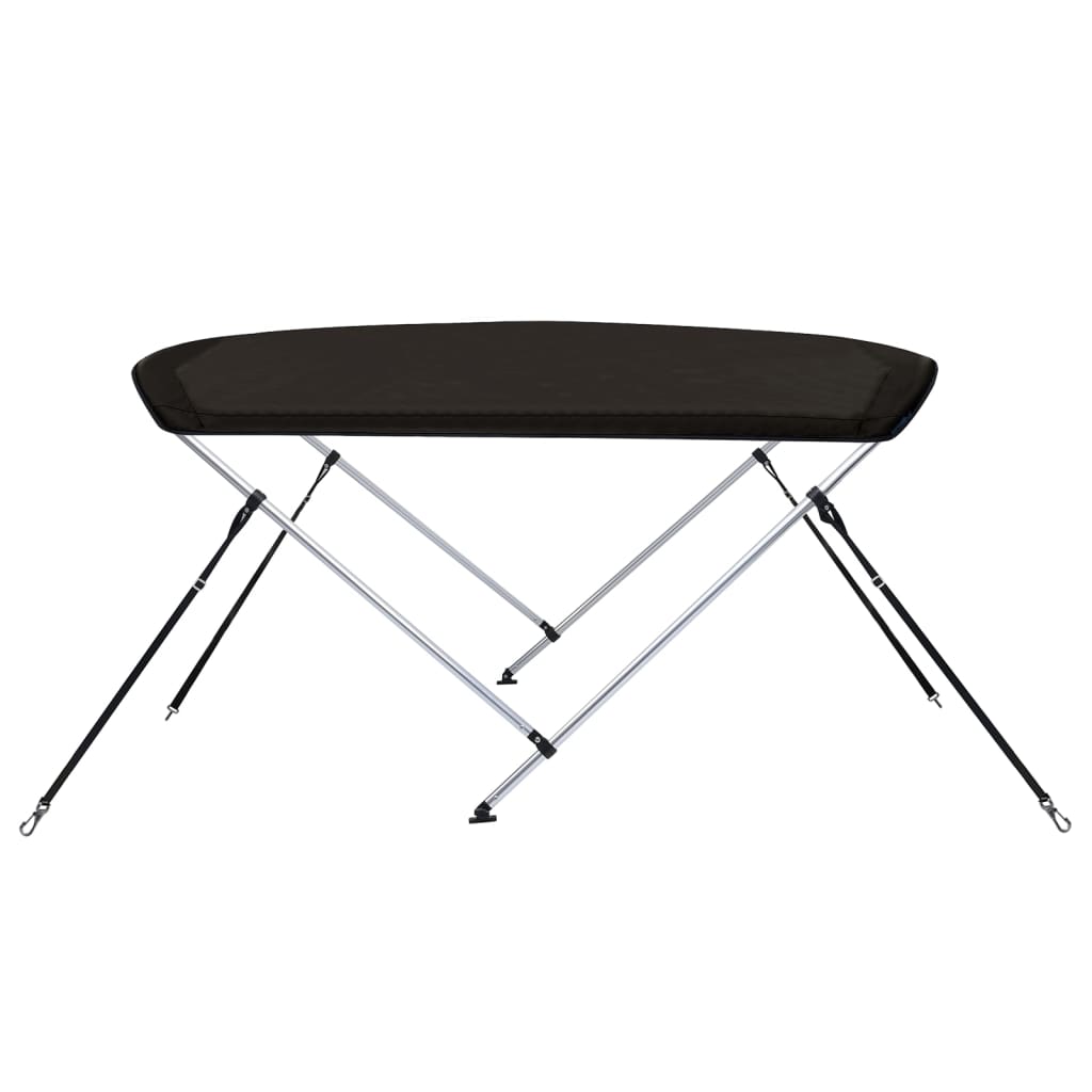 2-bow Bimini Top Black 180x150x110 cm