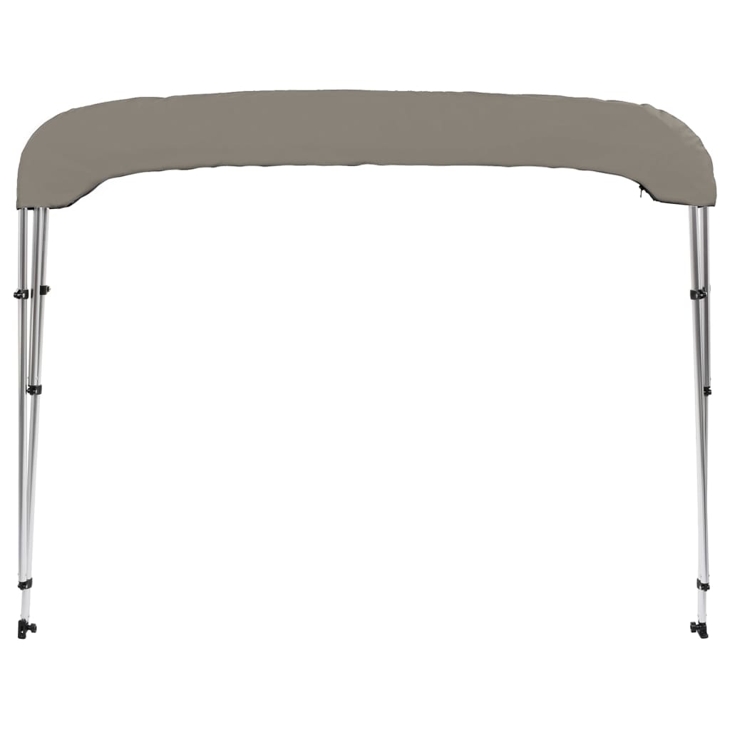 3-bow Bimini Top Grey 183x140x137 cm