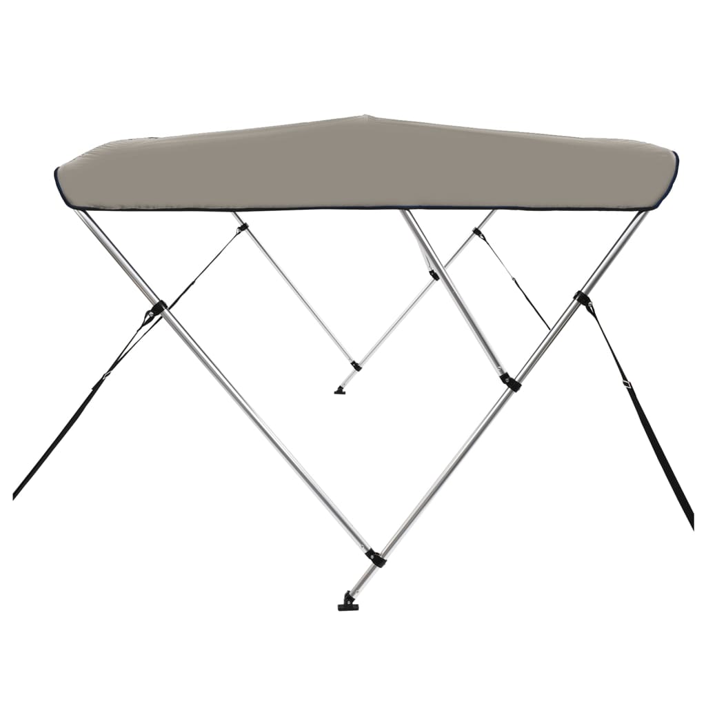 3-bow Bimini Top Grey 183x140x137 cm