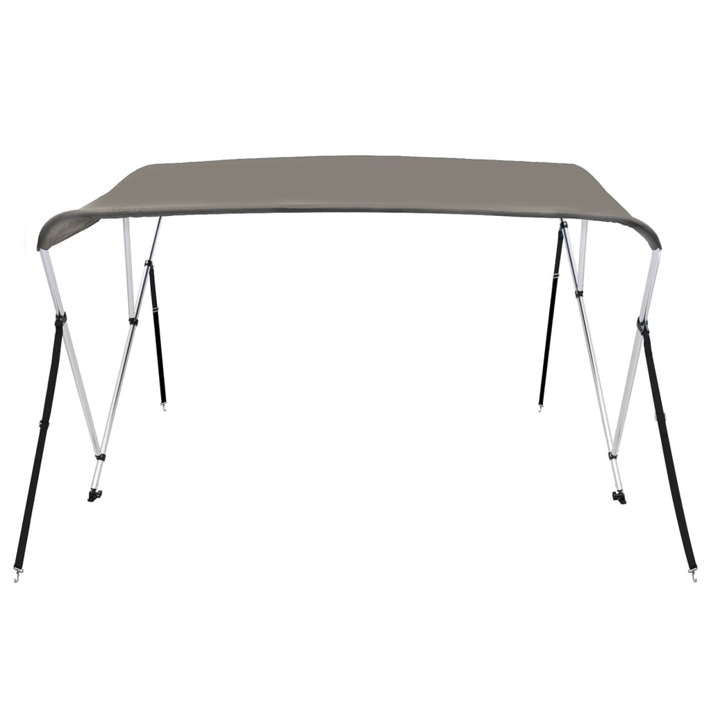 3-bow Bimini Top Grey 183x196x137 cm