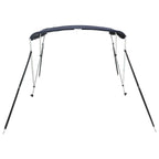 3-bow Bimini Top with Mesh Sidewalls 183x(137-152)x137 cm