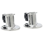 Bimini Round Base for 26 mm Tube 2 pcs Stainless Steel