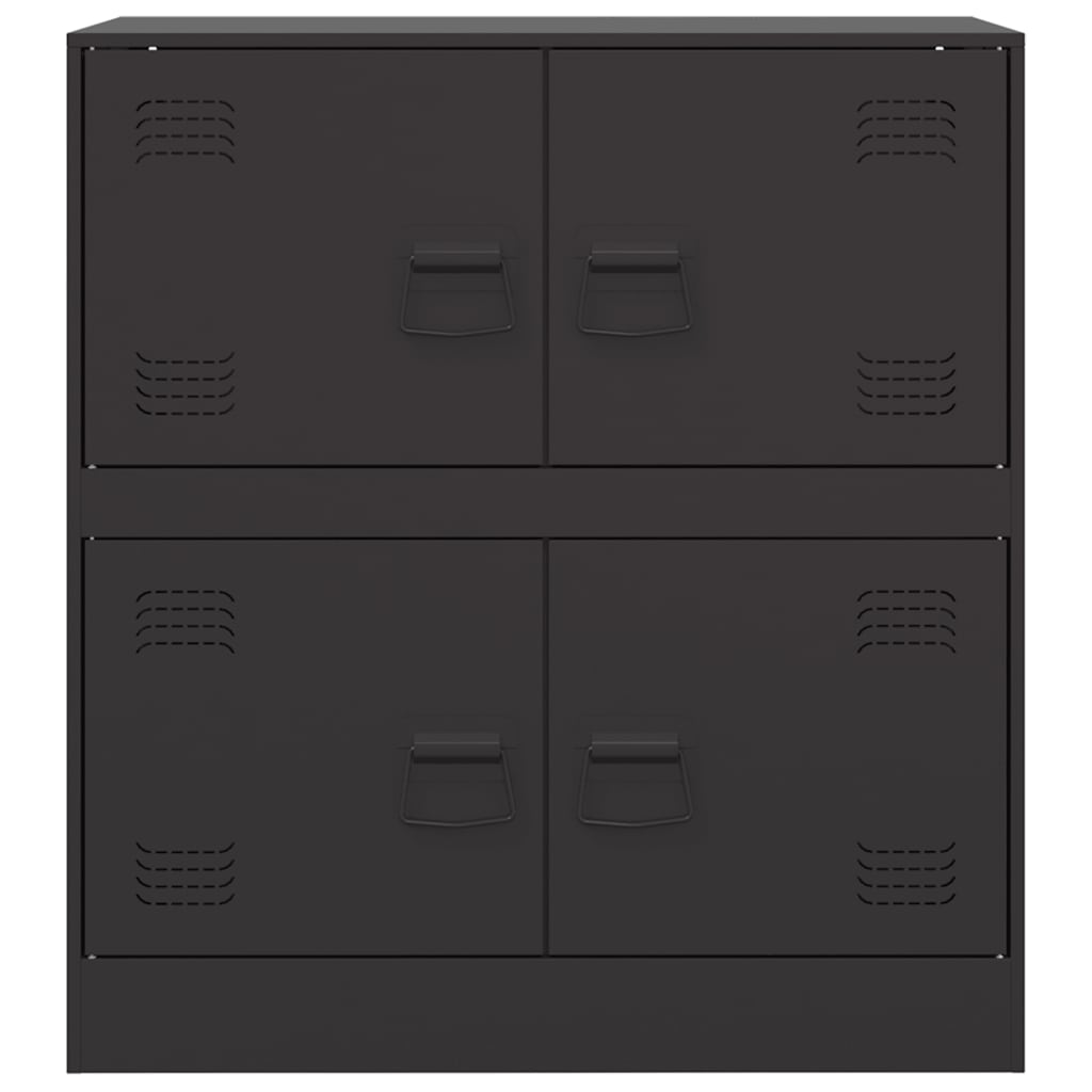 Sideboard Black 67x39x73 cm Steel