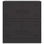 Sideboard Black 67x39x73 cm Steel