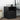 Bedside Cabinet Black 34.5x39x44 cm Steel