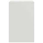 Bedside Cabinets 2 pcs White 34.5x39x62 cm Steel