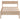 Bed Frame Without Mattress Solid Wood Pine