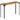 Console Table Brown 110x35x76 cm Solid Wood Mango and Iron