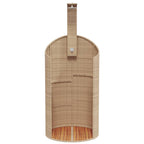 Outdoor Shower Beige 100x100x241.5 cm Poly Rattan and Acacia Wood