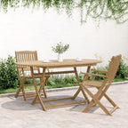 Folding Garden Table 160x85x75 cm Solid Wood Acacia