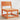 Garden Sofa Wax Brown Solid Wood Pine